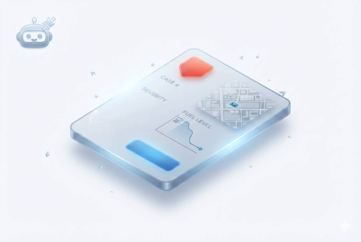 A JoTrack agent case card: severity, location, evidence and approve
